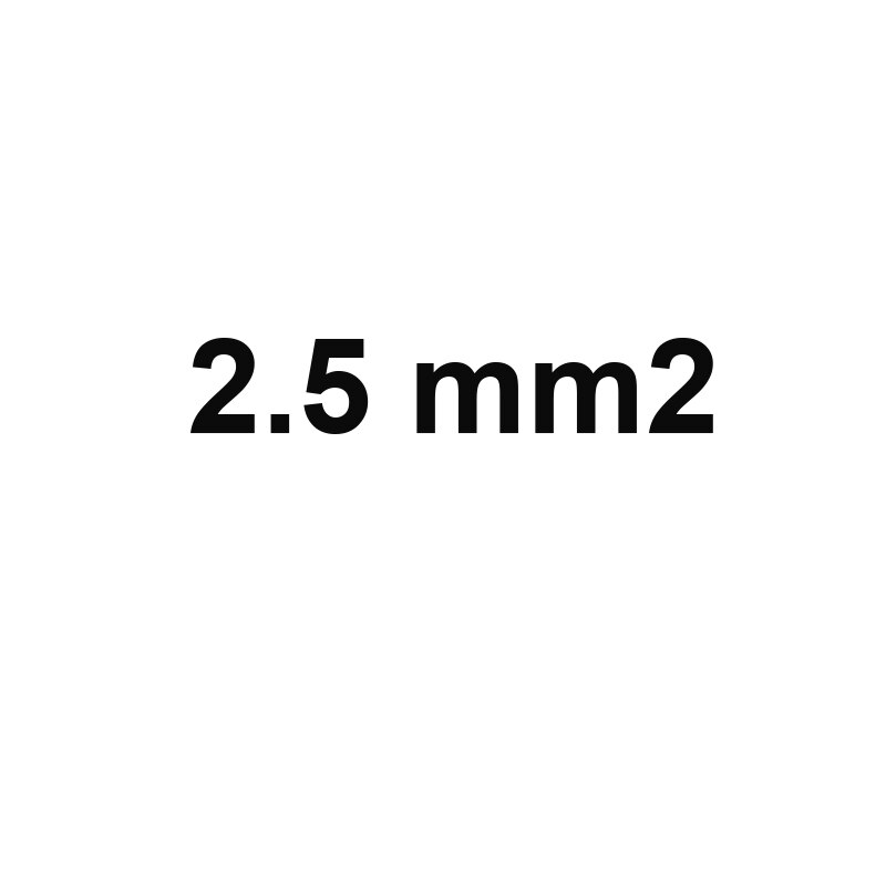 13 AWG 2,5mm2 RVV 2/3/4/5/6/7/8/10/12/14/16/18 pines conductores de Cable de cobre Cable eléctrico RVV negro