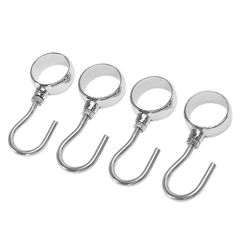 Garderobe 25mm dia rør stang justerbar tøj knage bøjler 10 stk