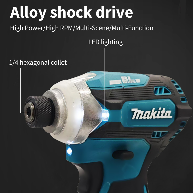 Makita DTD171 Brushless Impact Driver Rechargeable Screwdriver Drills Power Tools 18V