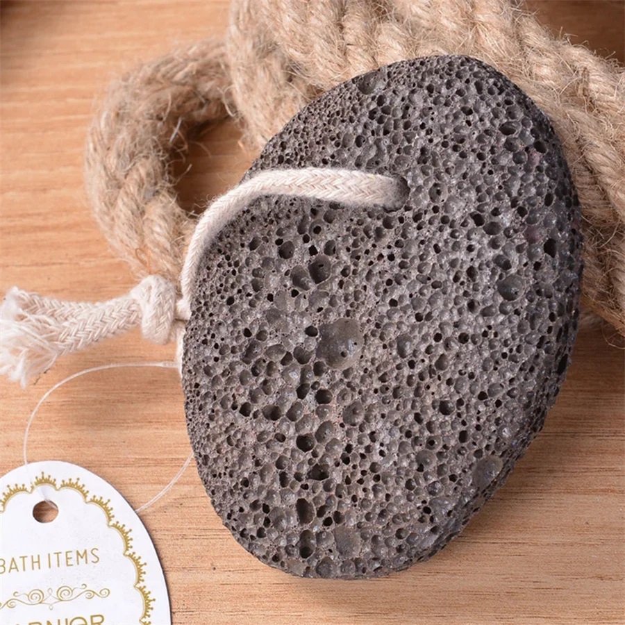 1pc natural pé pedra-pomes ferramentas pedicure natural purificador de pé para esfoliação para limpar calos nas mãos saltos e corpo