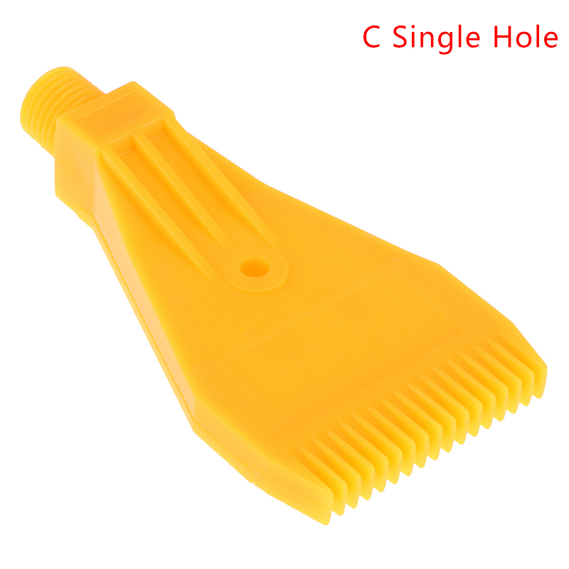 Nozzle ABS Air Knife Nozzle Air Compressed Drying Nozzle Air Blower Wind Jet Nozzle: Red