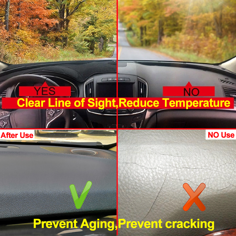 Car Inner Dashboard Cover Dash Mat Carpet Cape Cushion For Citroen DS DS5 - LHD RHD Car Styling Rug