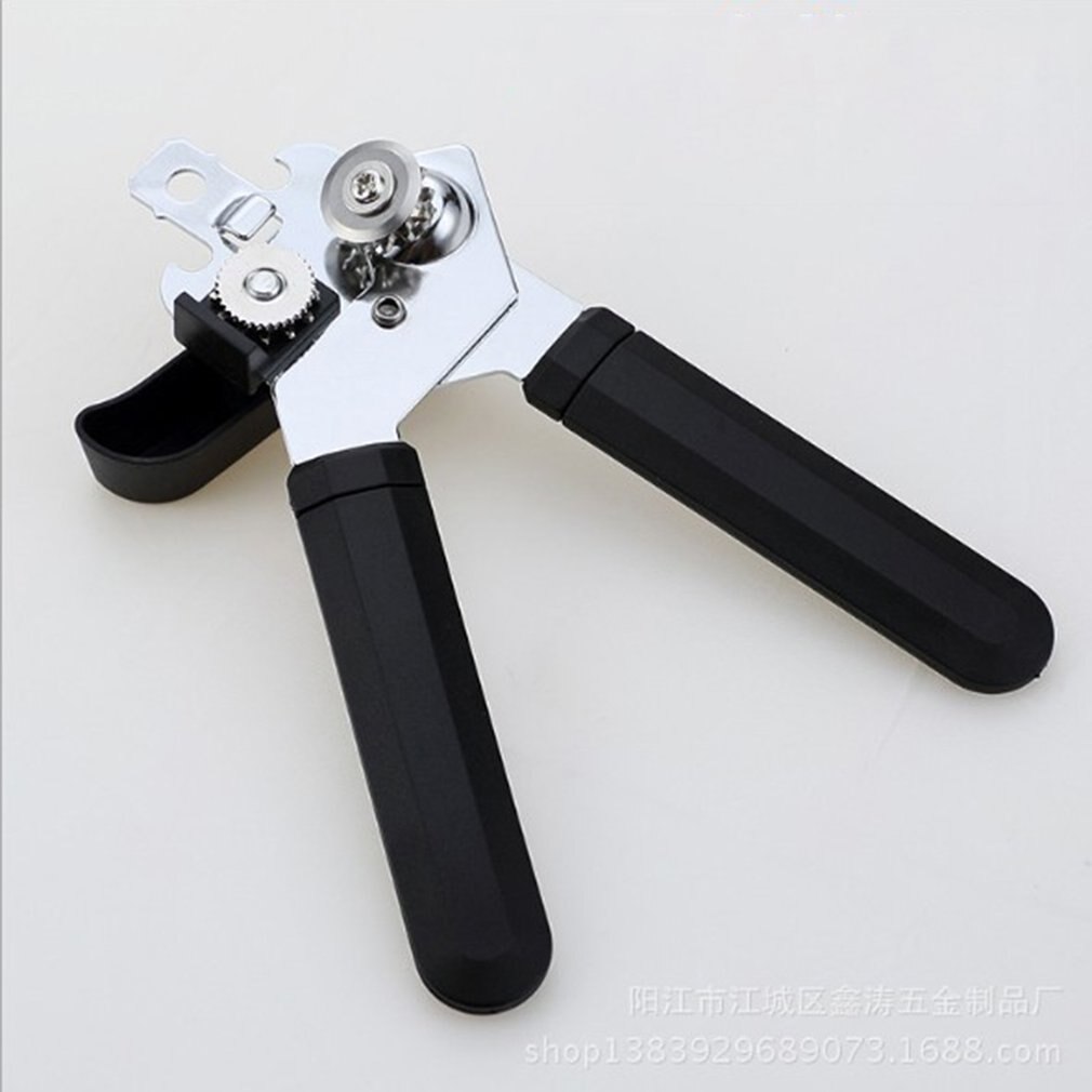Safety Can Opener Fda Cross-border Black Multifunctional Stainless Steel Can Exquisitely Durable