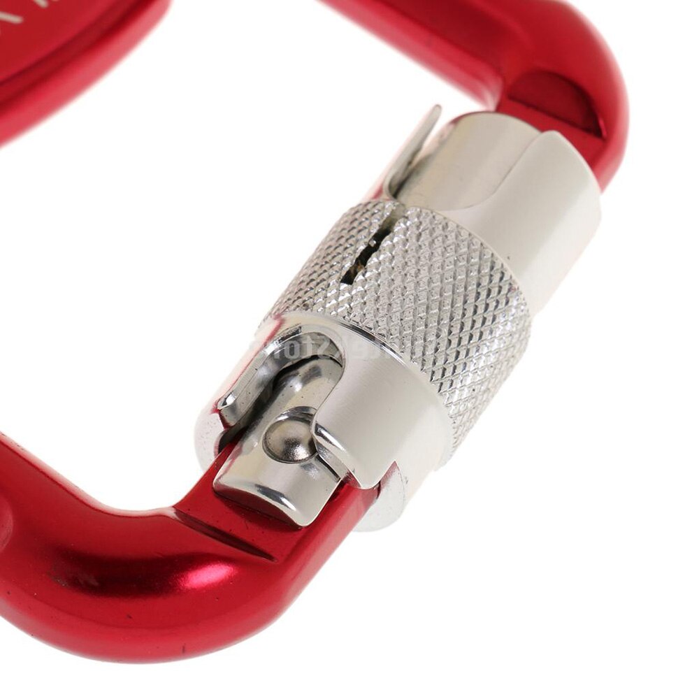 20KN Twisted Lock Paragliding Paraglider Carabiner Main Lock Rectangular Reserve Parachute Buckle Hook Clasp