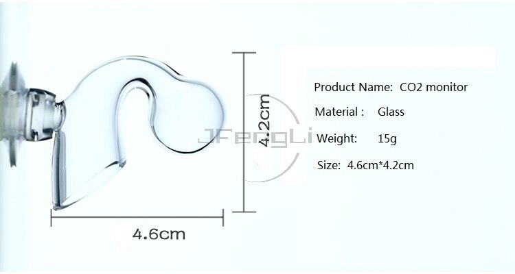 Moniteur de CO2 de Style ADA VIV pour Aquarium, détecteur de dioxyde de carbone à long terme, moniteur de liquide 15ml, Kit de test à suspendre pour plante de poisson: Aquapro