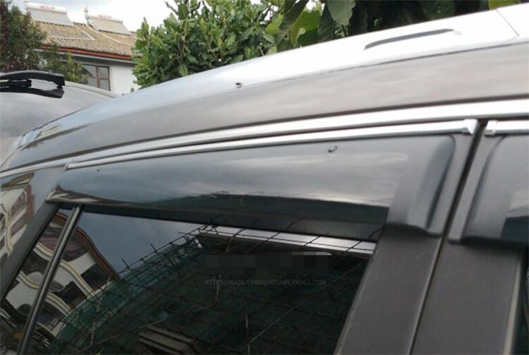 Voor BUICK Enclave Plastic Window Visor Vent Shades Zon Regen Deflector Guard Voor BUICK Enclave