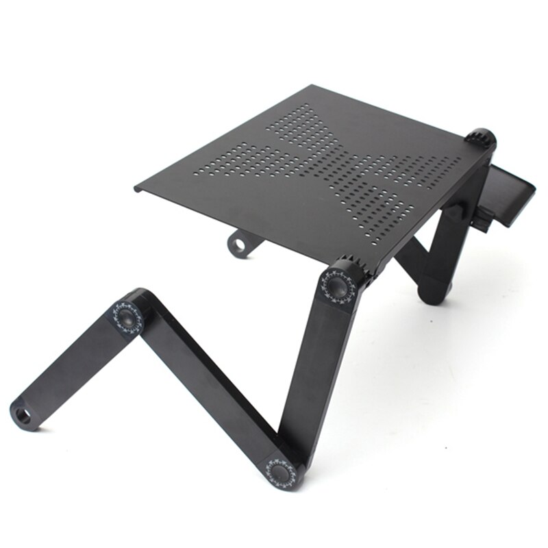 Aluminum Laptop Folding Table Computer Desk Stand for Bed 360 Degree Rotation MultiFunctional Portable Folding Table