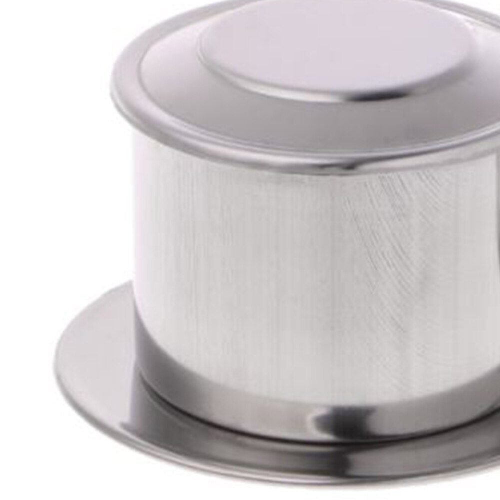 Vietnamese Rvs Koffiefilter Cup Drip Maker Infuser Met Handvat Filter Cup Drip Maker Infuser Filter Cup Zetgroep Cup