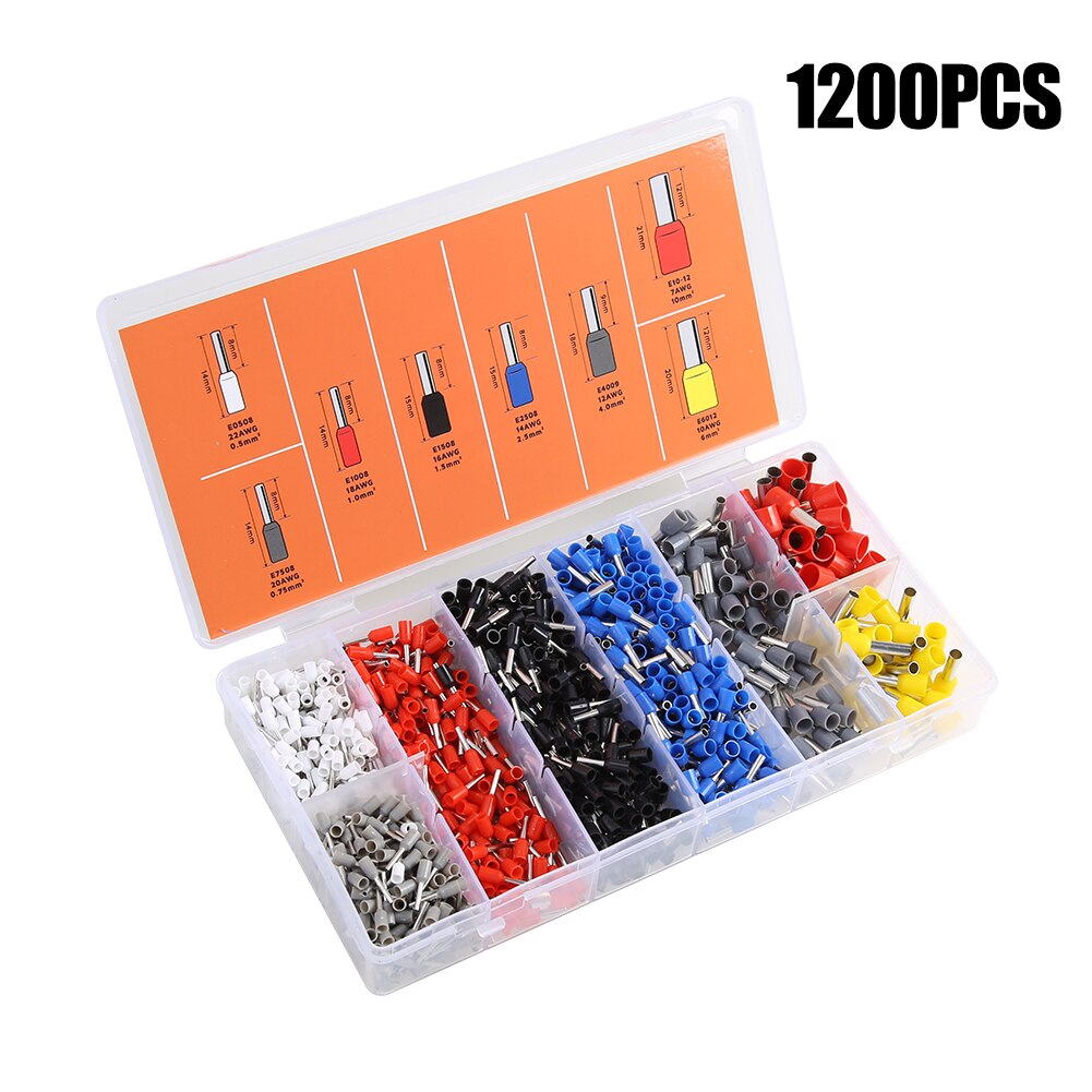 75pcs Wire Connector Push-in Terminal Block Electrical Cage Combination Set Automotive Marine Insulated: 1200pcs 
