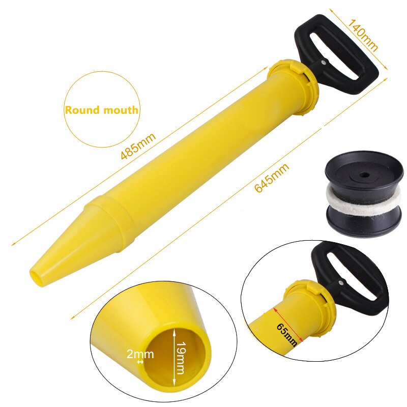 Safe Transportation Cement Injection Caulking Gun Caulkin Gun Lime Cement Mortar Sprayer With 4 Nozzles