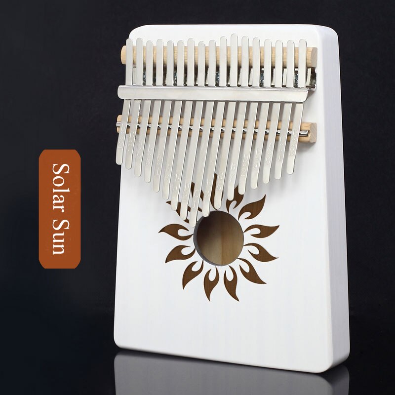 17 Keys Kalimba Mahogany Thumb Piano Reed 17 Key Music Keyboard Mini Piano High Wooden African Kalimba Finger Piano: Listing 1