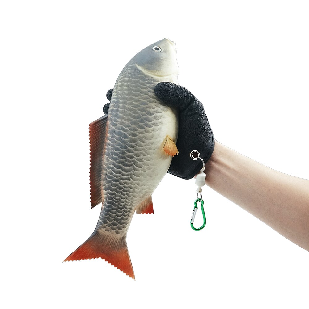 Fiskefangsthandsker skridsikre beskytter hånden mod punkteringer vandtæt fiskerfanger fisk og med magnet