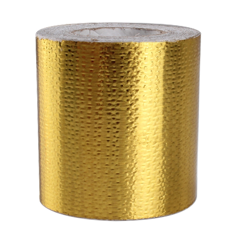 Selbst-adhesive Wärme Resistant Band Thermische Barriere Folie Band Wärme Reflektierende Klebstoff Wärme Abschirmung Band für Auto Teile: Lichtdurchlässig