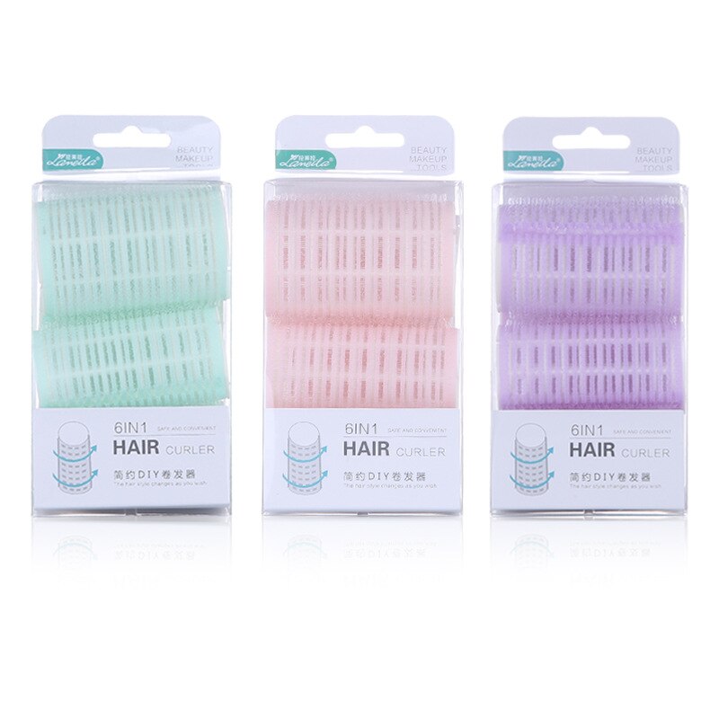 Multifunctional curler DIY curling tool curling stick three sizes 6 pieces curling stick without hurting hair SU267