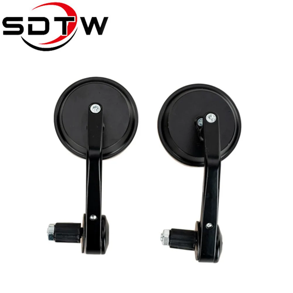 Accesorios para motocicleta, espejos retrovisores con extremo de barra redonda de 7/8 "para Cafe Racer, espejos retrovisores para Moto y Scooters