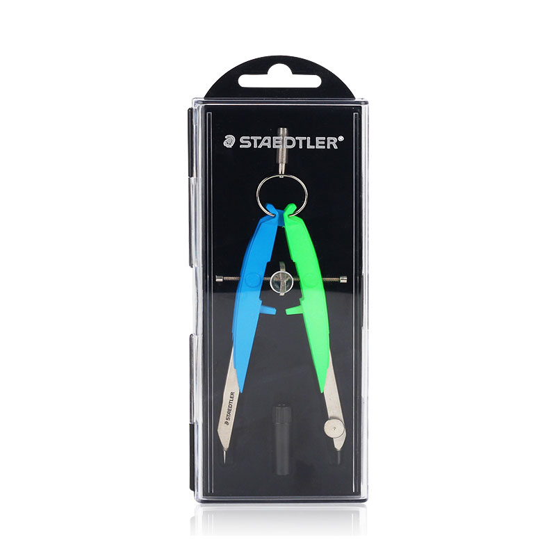 STAEDTLER carpenter compass drawing tool for engineering drawing: 1pcs blue -green