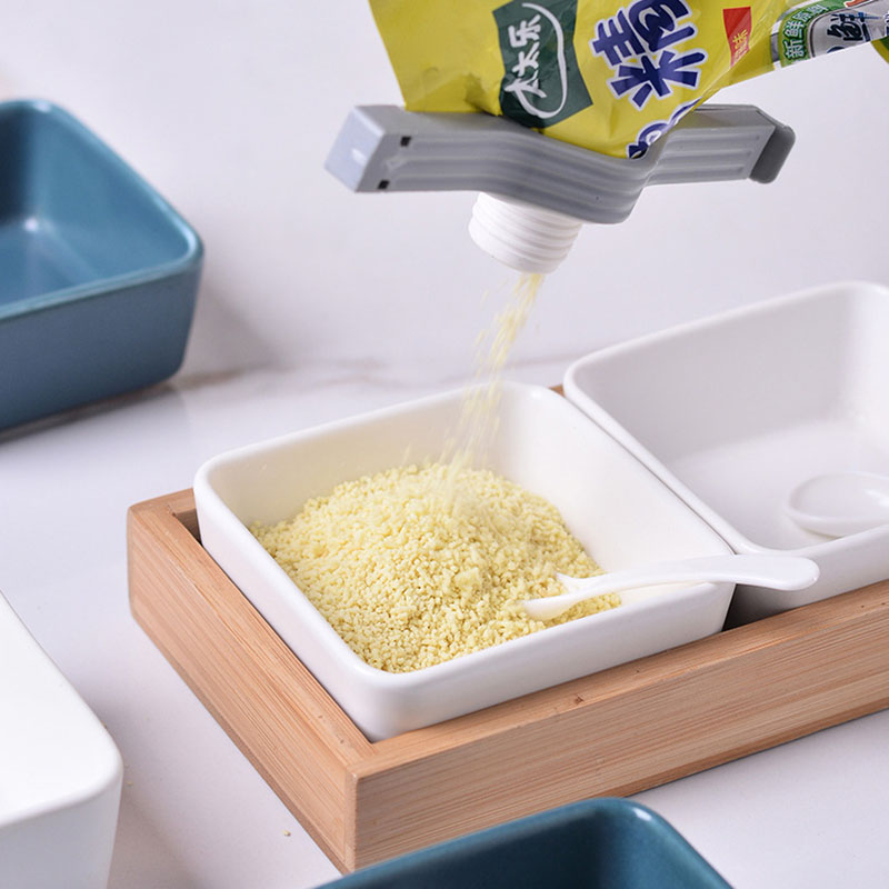 Schraube Kappe Abdichtung Clip Gewürz Tasche Milch Pulver Salz Tasche Abdichtung Clip Snack Lebensmittel Erhaltung Clip Gadget Küche Zubehör