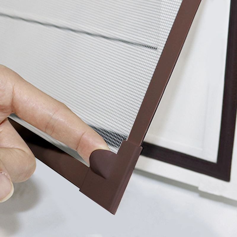 DIY-Mückenschutzfenster, weicher magnetischer Rahmen, magnetischer Bildschirmzubehör Fonda para PVC-Komponentenfenster, selbstklebende Rückseite