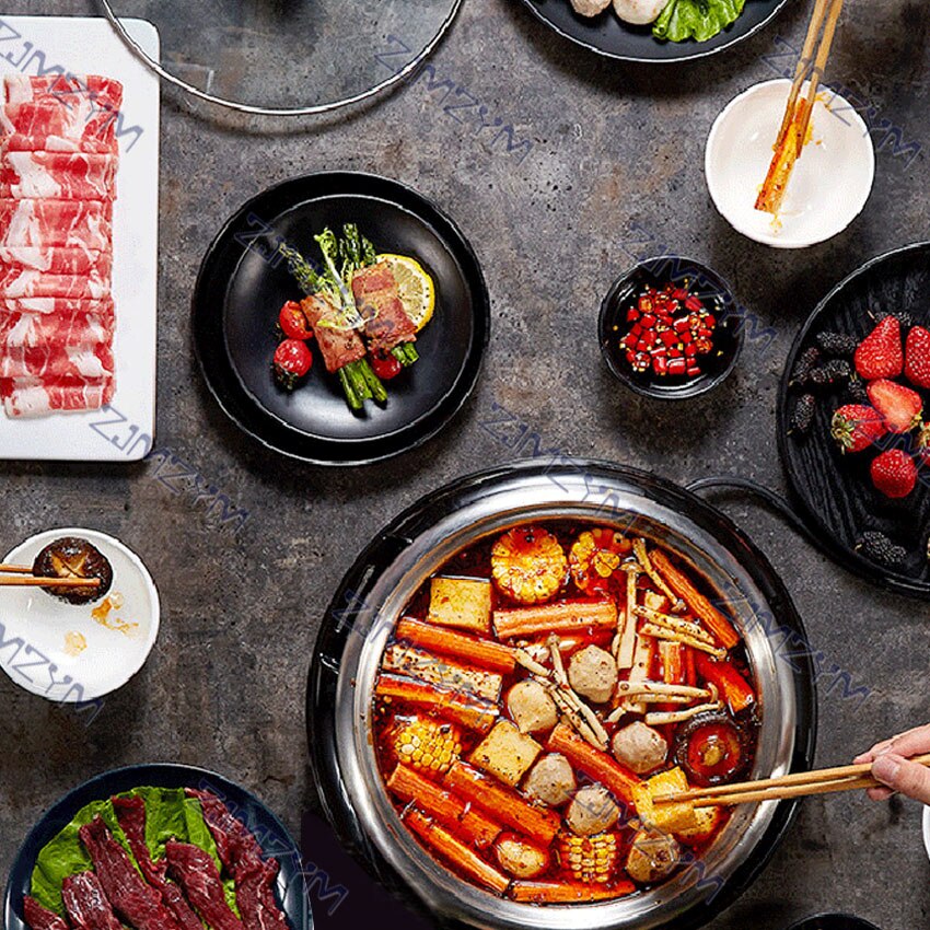 FT-01 4-5L 1300W 220V Multi-Funktionale Multicooker Elektrische Pot Edelstahl Elektrische Haushalts Herd dampfer Pfanne