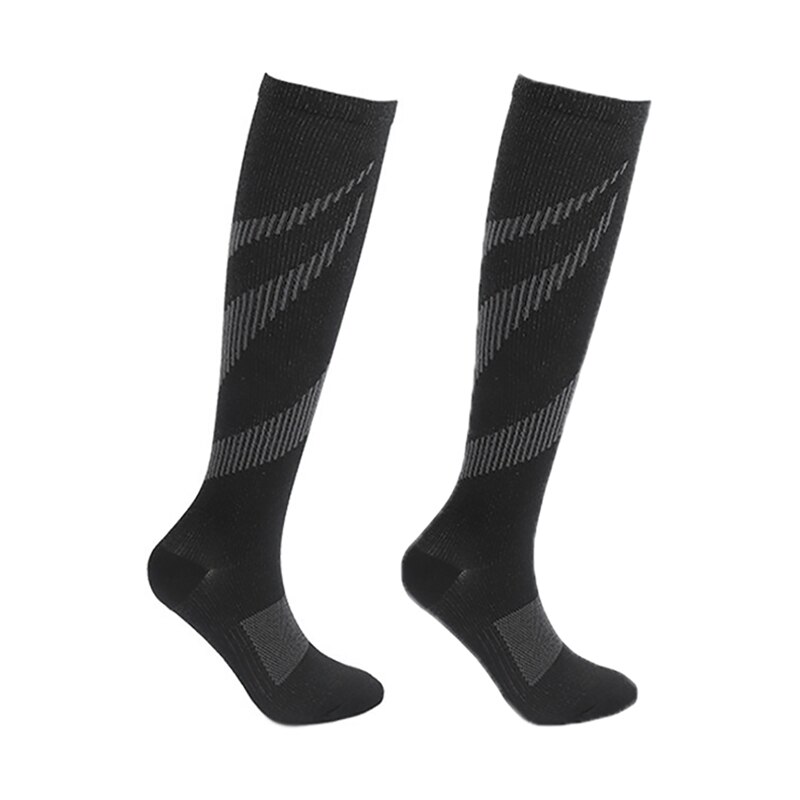 Compressiekousen casual kniehoog/lang bedrukt polyester nylon kousen schoenen accessoires voor dames heren: B / L/xl