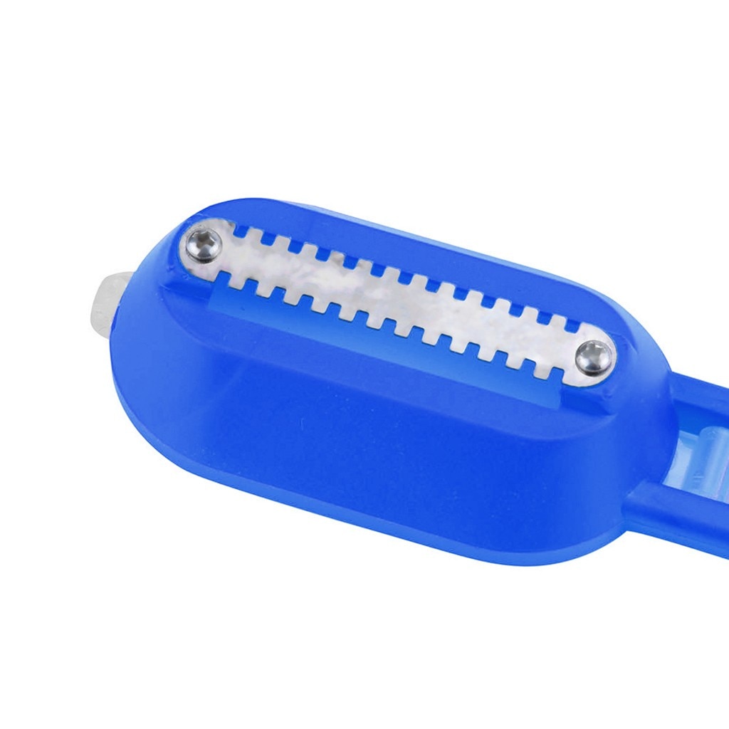 Fish scale with lid Practical Fish Remover Scraper Cleaner Kitchen Tool Peeler 20x5.5cm C4