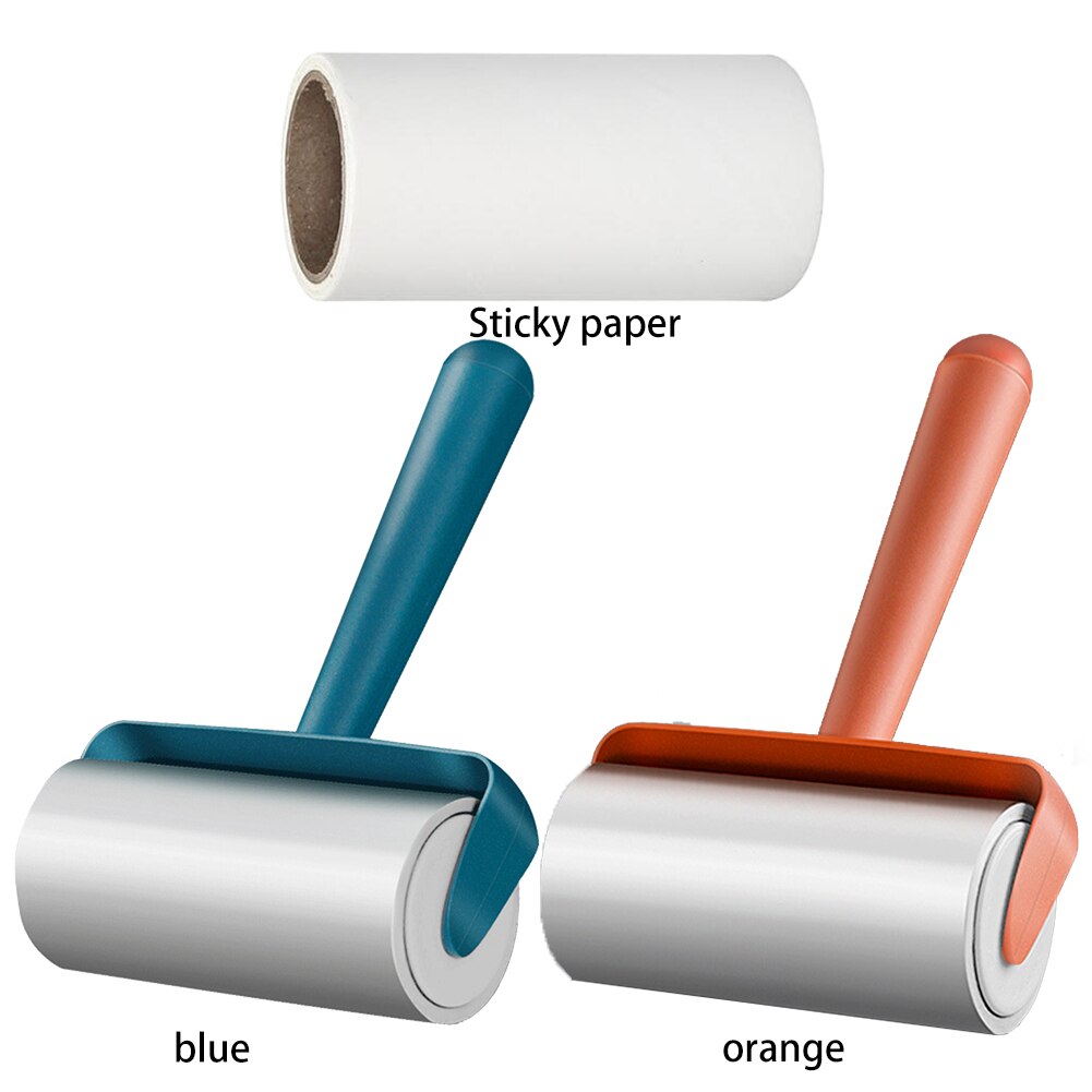 Sticky Paper Roller Super Sticky Clothes Lint Rolling Remover Sofa Fabric Pet Hair Dust Fuzz Removal Roller Cleaning Brush