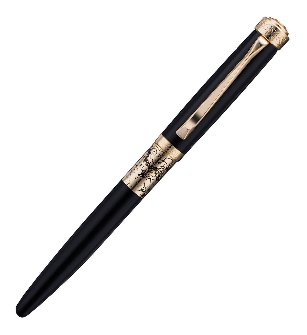 Regal Fountain Pen, Prince Commemoration Collection Germany Iridium Medium Nib Business Graduation Pen Three Color Optional: Noble Black