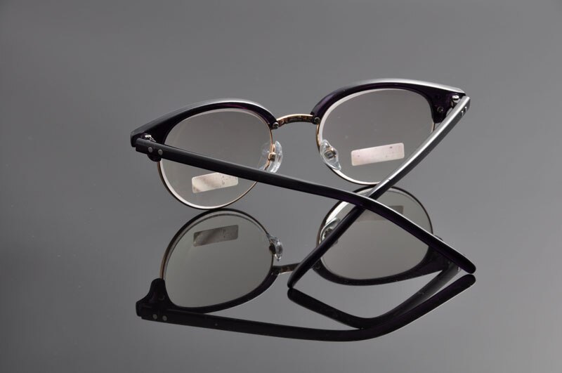 Fashionable reading glasses round metal frame glasses gafas de lectura lazy glasses occhiali da lettura EV1123