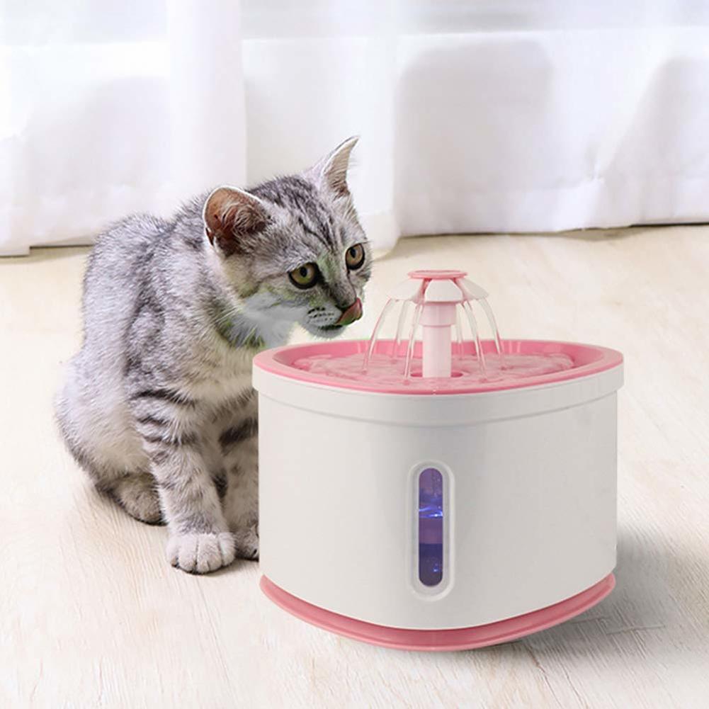 2.0l automatische kattenwaterfonteinen, grote waterdispenser voor katten, drinkbak met veer, automatische voerbak voor katten, drinkfilter