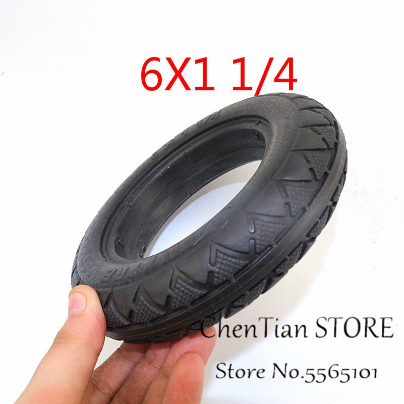 150mm 6 inch Pneumatic Tire 6X1 1/4 tire electric ... – Vicedeal