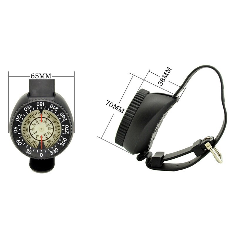 Outdoor Camping Wandelen Kompas Horloge 1Pcs Stevige Plastic Duiken Kompas Horloge Waterdicht Zakformaat Draagbare Adventure Survival