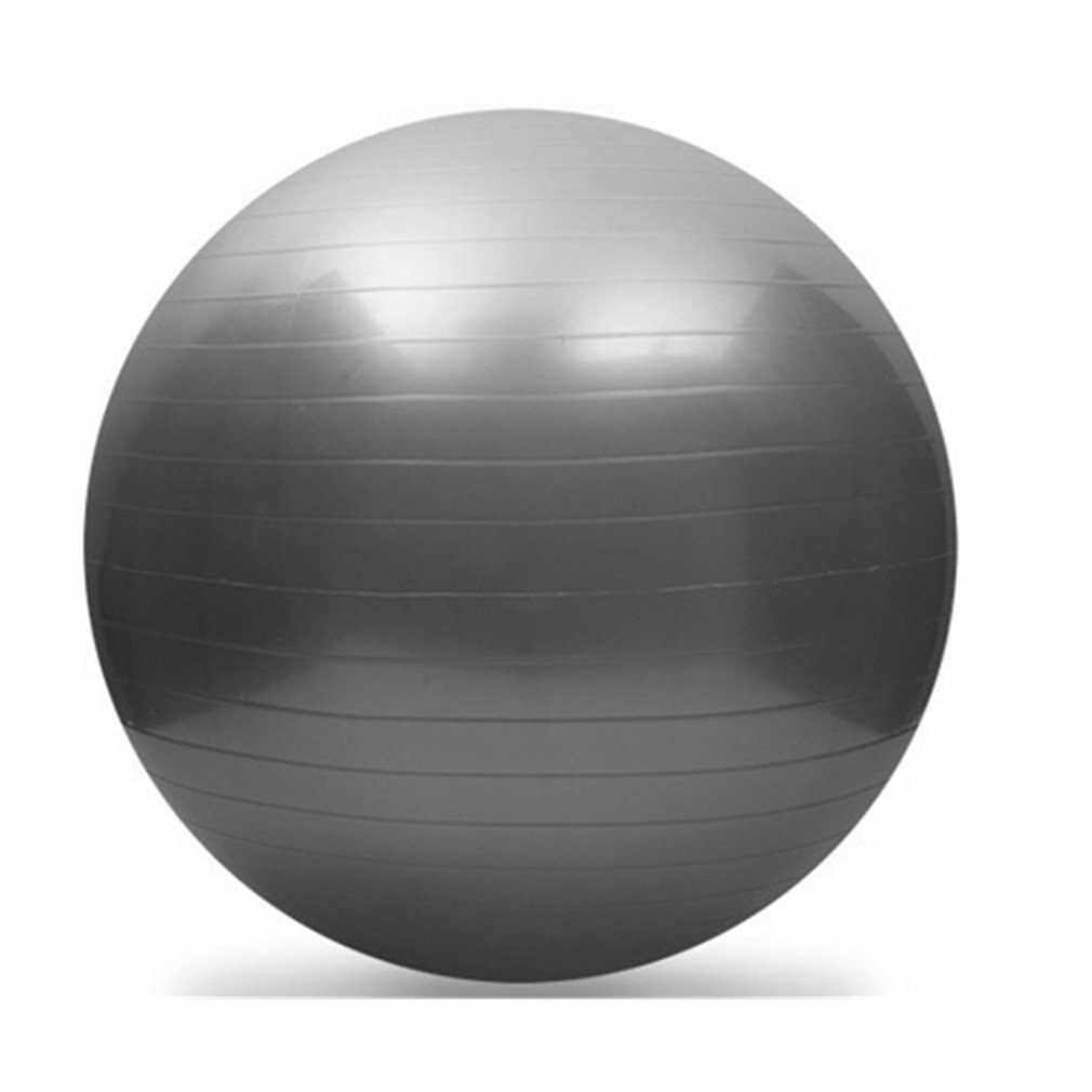 95cm yoga kugle værktøj vægttræning gym massage fitness kugler slappe af muskelkugler balance sport tykkere skridsikker: Sølv