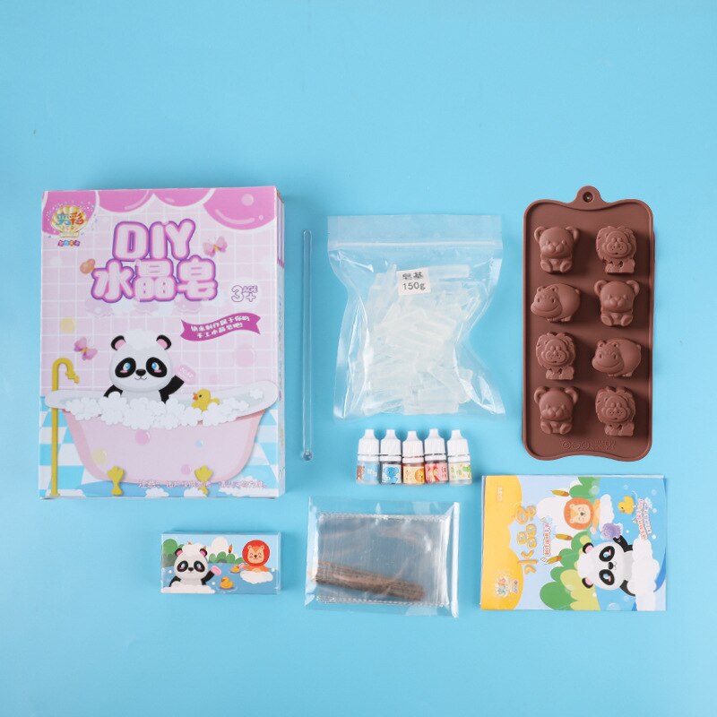 Children's Handmade Soap DIY Handmade Material Bag Set Crystal Soap Soap Making Supplies Diy Melt In Pour Soap