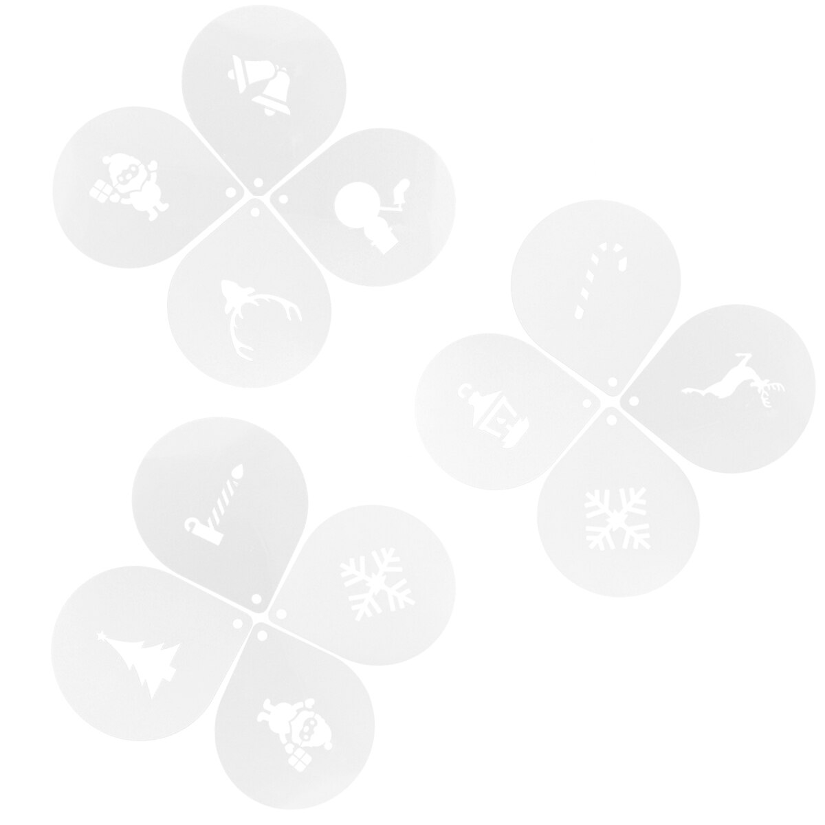 12Pcs Coffee Stencil Art Coffee Art Stencils Coffee Stencils Coffee Template Coffee Decorating Stencils for Cooking Baking