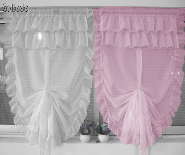 Rideau de ballon relevable, modèle fille coréenne, écrans de chambre à coucher de salon (une pièce)