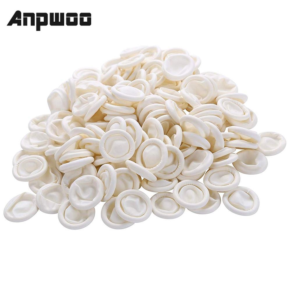 AMPWOO 1000pcs Rubber Disposable Latex Finger Cot Stall Anti Static Protective Fingerstall