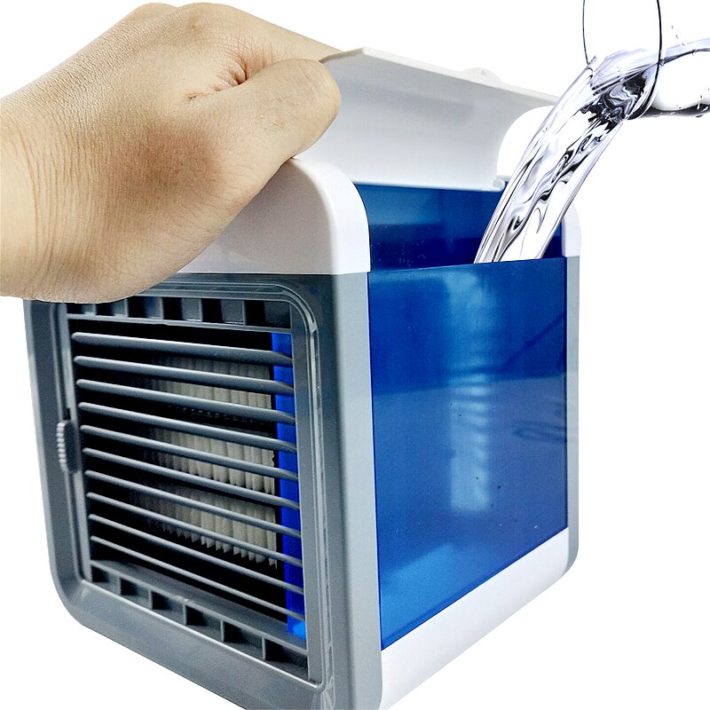 Humidificador purificador de aire acondicionado Mini Home Room portátil cómodo aire acondicionado Usb ventilador enfriador de aire de escritorio