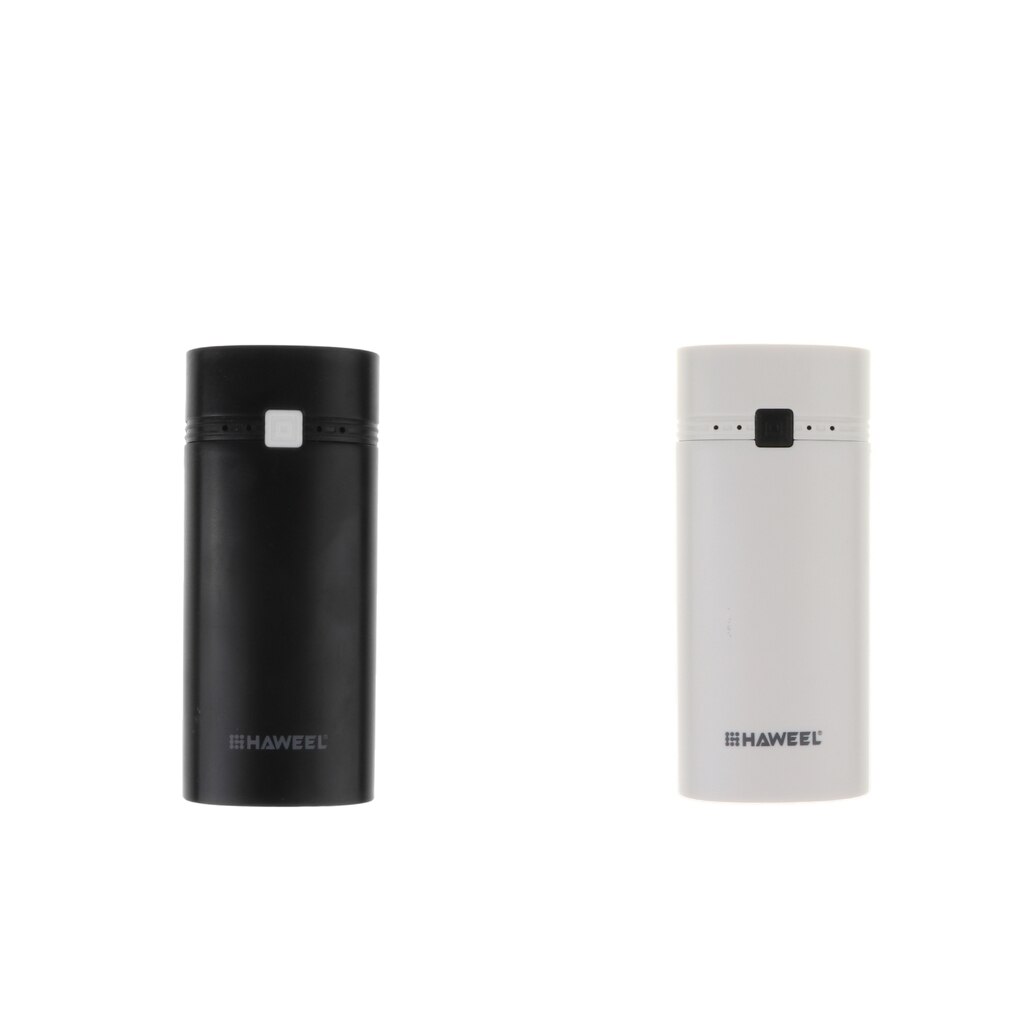 Lovoski 2 imposta USB Accumulatori e caricabatterie di riserva Batteria di Caso Del Caricabatteria FAI DA TE con La Luce del portato per Il Telefono