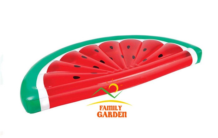 Oppustelig vandmelon pool strand svømning legetøj blowup float floatie luftmadras