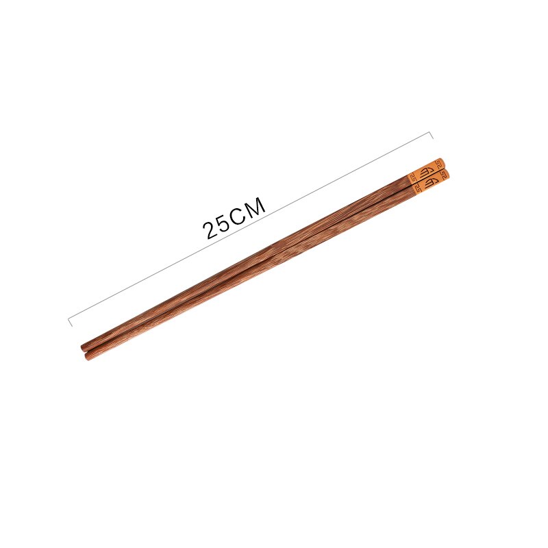 10 Paren/partij Houten Eetstokjes Zonder Lak Wax Huishouden Gezondheid Servies Sushi Chinese Chopstick Thuis Restaurant Benodigdheden: 10Pairs-Type A