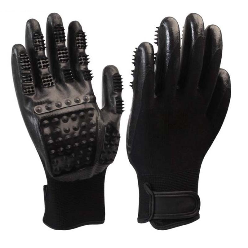 Handson-handschoenen voor baden, verzorging en ontharen van
