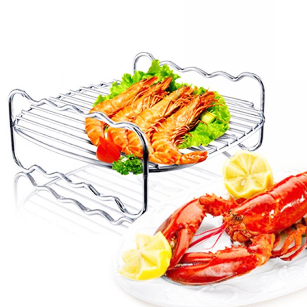 4- spett luftfriteringsgryta byte bakplåtshållare grillställ för  hd9232 fogaocooktop brazier grill grillnät biolite
