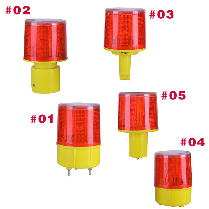 2Pcs/Lot Car Solar Power LED Strobe Warning Light Security Flashing Flicker Beacon Road Lamp -- WWO66