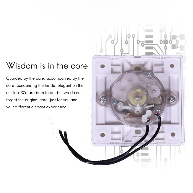 Countdown Switch 120 Minutes High-Power Water Pump Timer Mechanical Timer Countdown Control 86 Panel