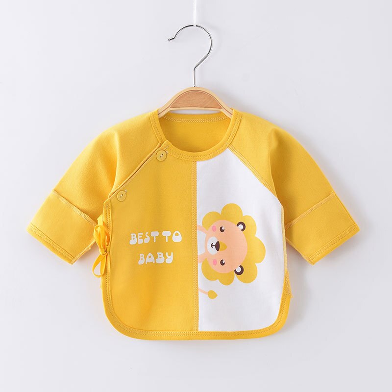 Pasgeboren Baby Kleding Baby Jongens Meisjes Ondergoed T Shirts Lange Mouwen 100% Katoenen Baby T-shirt Kleding Peuter Meisjes Ondergoed: 4