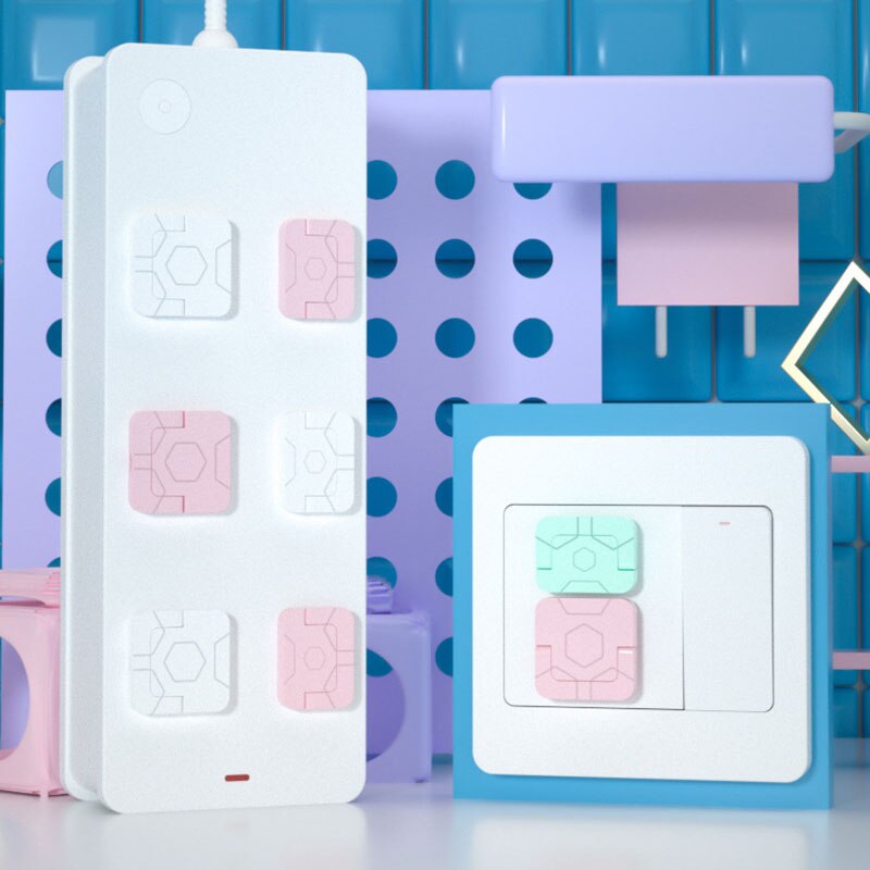 4 pz/set coperchio di protezione presa bambini presa elettrica coperchio protettivo presa interruttore bambino Powe per la cura del Kit di sicurezza del bambino