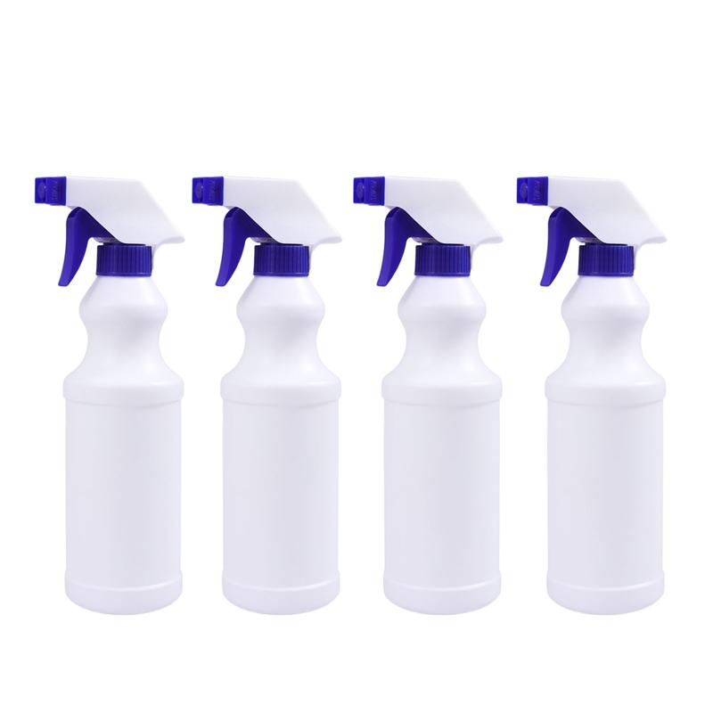 4 kpl 500ml 16oz muovista teollisuuslaboratorio-suihkupulloa vuotamaton kemikaalisuihku laimennuspullo alkoholinpuhdistusruisku