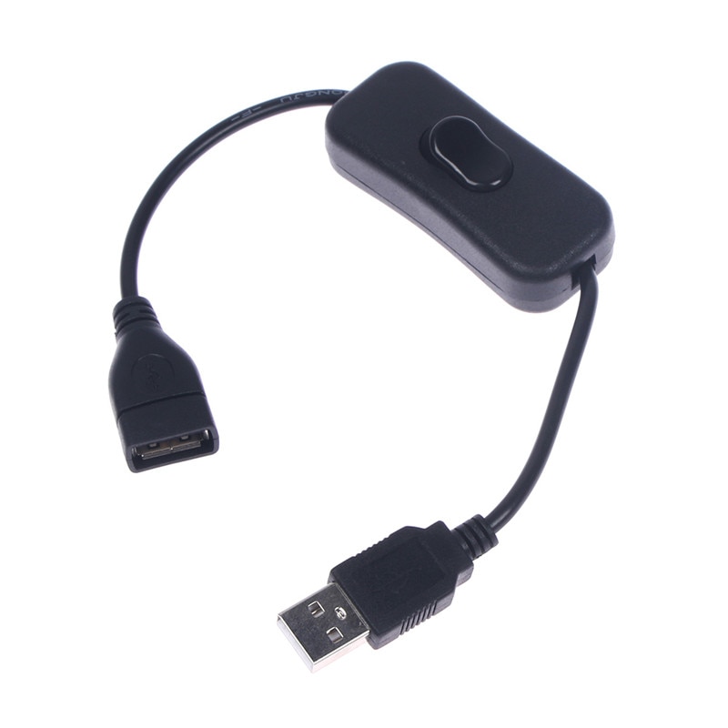 Zwart Usb Kabel Met Aan/Uit Schakelaar Power Control Voor Arduino Raspberry Home Office Switch Levert Accessoires gereedschap