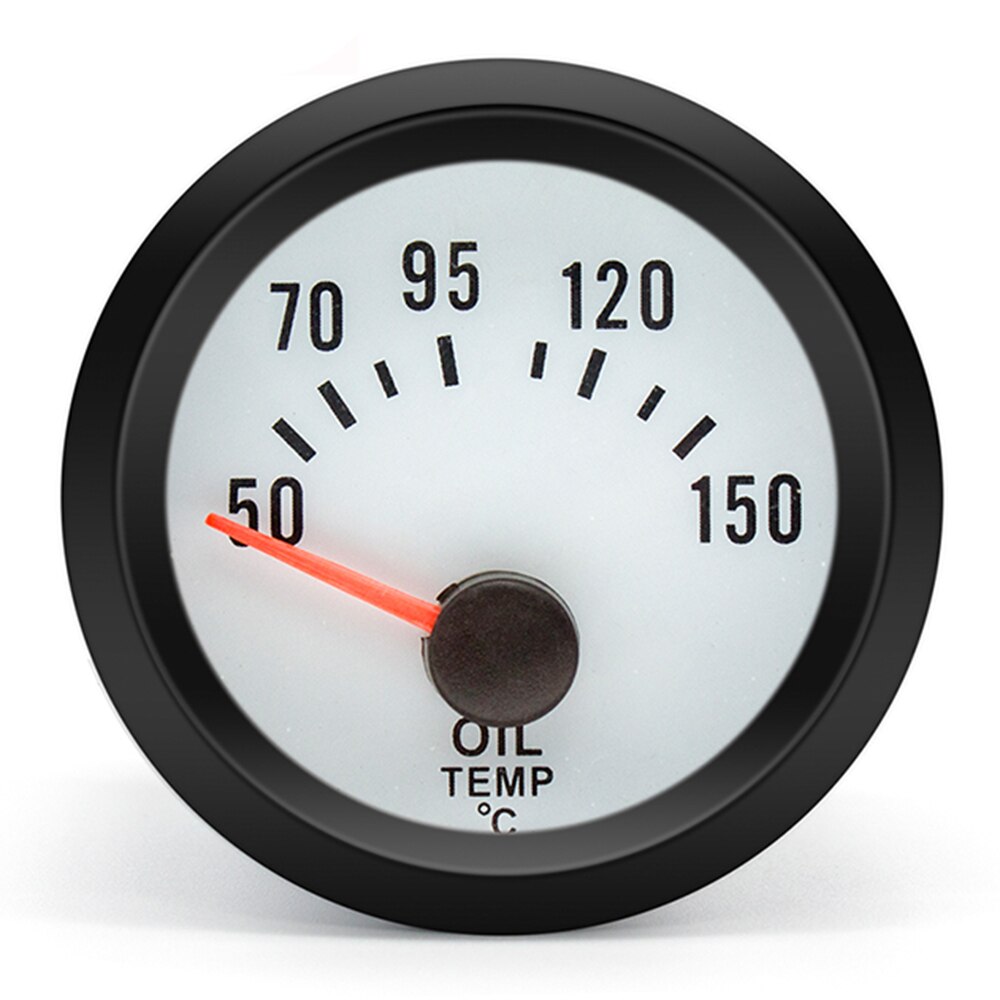 Ronde Aarde 52 Mm Blauw Backlight Auto Meter Olie Temp Gauge 50-150 Celsius Olie Temperatuur Meter Met voor Sensor