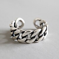 JShine Women's Rings Open Adjustable 925 Sterling Silver Midi Finger Knuckle Ring Retro Flower Toe Chain Ring Beach Foot Jewelry: G-AR1743